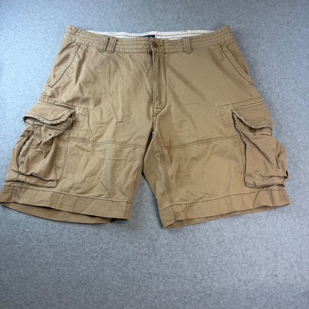 Polo Ralph Lauren Mens Classic Polo Chino Cargo Shorts Khaki Tan Size 40